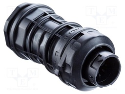 Connector: AC supply; soldering; male; 30A; for cable; IP68
