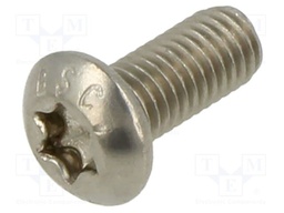 Screw; M5x12; Head: button; Torx®; TX25; A2 stainless steel