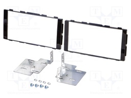 Radio frame; Nissan; 2 DIN; black