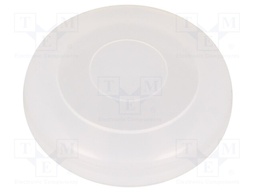 Cover; IP68; transparent; Ø20.2x6mm