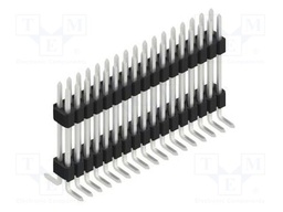 Connector: pin strips; pin header; male; PIN: 34; 1.27mm; SMT; 2x17