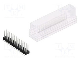 Connector: pin strips; pin header; male; PIN: 28; 2.54mm; SMT; 2x14