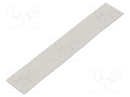 Tape: heat transfer; W: 20mm; L: 120mm; Thk: 0.5mm; 2W/mK; grey; 5kV