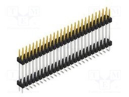 Connector: pin strips; pin header; male; PIN: 52; 2.54mm; SMT; 2x26