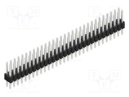Connector: pin strips; pin header; male; PIN: 60; 1.27mm; THT; 2x30