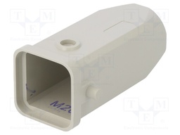 Enclosure: for HDC connectors; size D3A; for cable; for latch