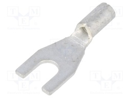 Fork terminal; M2; 0.1÷0.5mm2; crimped; for cable; non-insulated