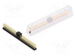 Connector: pin strips; pin header; male; PIN: 66; 2.54mm; SMT; 2x33