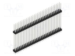 Connector: pin strips; pin header; male; PIN: 60; 2.54mm; THT; 2x30
