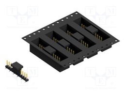 Connector: pin strips; pin header; male; PIN: 11; 2mm; SMT; 1x11