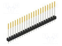 Connector: pin strips; pin header; male; PIN: 21; 2.54mm; THT; 1x21