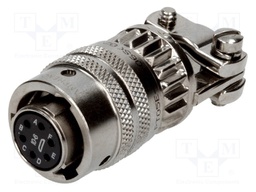 Connector: circular; MIL-C-26482, Series 1,PT; plug; female; 7.5A