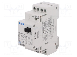 Relay: installation; bistable; NC + NO x2; Ucoil: 230VAC; 16A; IP20