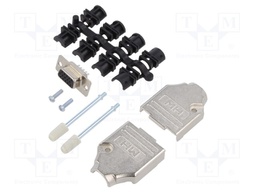 D-Sub HD; PIN: 15; plug; female; for cable; straight; soldering