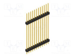Connector: pin strips; pin header; male; PIN: 12; 2.54mm; THT; 1x12