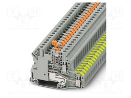 Splice terminal: rail; UT; PA; terminals: 2; W: 6.2mm; H: 70.8mm