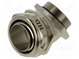 45° angled connector; M50; nickel-plated brass; IP67; Pitch: 1.5