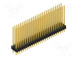 Connector: pin strips; pin header; male; PIN: 54; 1.27mm; THT; 2x27