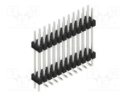 Connector: pin strips; pin header; male; PIN: 24; 2.54mm; SMT; 2x12