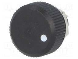 Potentiometer: shaft; single turn; 1MΩ; 500mW; ±20%; linear; cermet