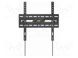 Holder; for wall mounting; 75kg; 37÷75"; black