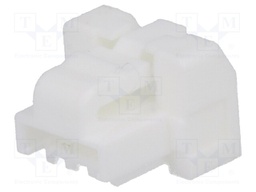 Plug; wire-board; female; CLIK-Mate; 1.25mm; PIN: 3; w/o contacts