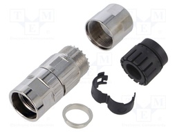 Enclosure for connectors: M17; for cable; internal thread