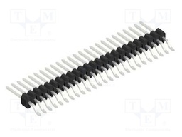 Connector: pin strips; pin header; male; PIN: 25; 1.27mm; SMT; 1x25