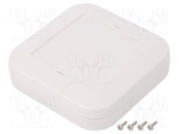 Enclosure: multipurpose; X: 100mm; Y: 100mm; Z: 25mm; WP; ASA; IP67