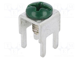 Terminal: screw terminal; THT,screw terminal; green; 7.5x5mm