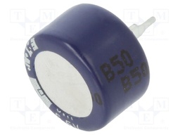 Capacitor: electrolytic; supercapacitor; 100mF; 5.5VDC; ESR: 50Ω