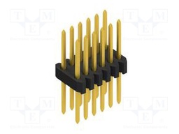 Connector: pin strips; pin header; male; PIN: 12; 1.27mm; THT; 2x6