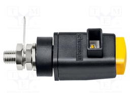 Laboratory clamp; yellow; 300VDC; 16A; Contacts: nickel; -25÷90°C