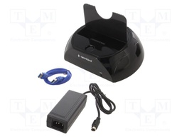 Device: docking station; USB 3.0; black