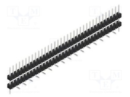 Connector: pin strips; pin header; male; PIN: 35; 2.54mm; SMT; 1x35