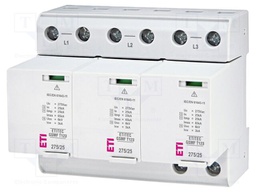 Surge arrester; Type 1+2+3; for DIN rail mounting