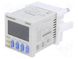 Timer; Range: 0,01s÷9999h; transistor; 100÷240VAC; Display: 2x LCD