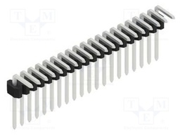 Connector: pin strips; pin header; male; PIN: 20; 1.27mm; THT; 1x20