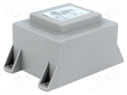 Transformer: encapsulated; 20VA; 230VAC; 6V; 3.33A; Mounting: PCB