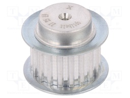 Belt pulley; T5; W: 16mm; whell width: 27mm; Ø: 29.4mm; aluminium
