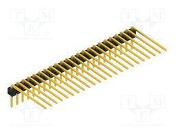 Connector: pin strips; pin header; male; PIN: 23; 2.54mm; THT; 1x23