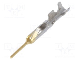 Contact; male; 30AWG; HR25; gold-plated; crimped; for cable; 1A