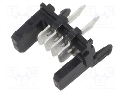 Socket; wire-board; male; PIN: 4; 1.27mm; THT; PicoFlex; 1.2A; tinned