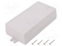 Enclosure: multipurpose; X: 74mm; Y: 146mm; Z: 40mm; ABS; grey