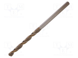 Drill bit; for metal; Ø: 2.5mm; L: 57mm; HSS; Working part len: 30mm