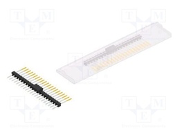 Connector: pin strips; pin header; male; PIN: 21; 2.54mm; SMT; 1x21