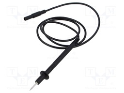 Test lead; 16A; probe tip,banana plug 4mm; Urated: 1kV; Len: 1m