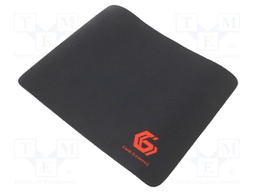 Mouse pad; black; 200x250x3mm