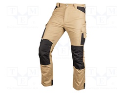 Dungarees; Size: XS; beige,black; Mix&Match; 280g/m2