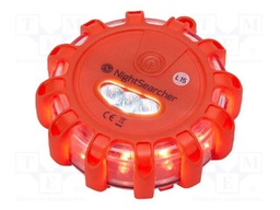 Lamp: warning; IP67; Pulsar AAA; emergency services; 340mm; red